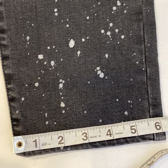 Levi’s 711 Skinny Gray Denim Jean w/Bleach Splatter Mid Rise Slim Fit NWT Sz18WM - Picture 14 of 14